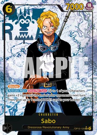 Sabo (120) (Alternate Art) - OP13-120 - Secret Rare