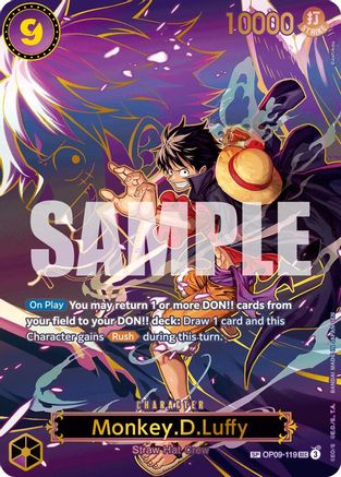 Monkey.D.Luffy - OP09-119 (OP13 Special) - OP09-119 - Secret Rare