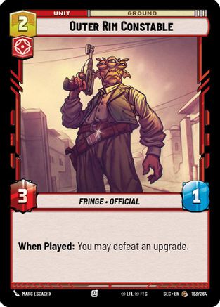 Outer Rim Constable - 163/264 - Common