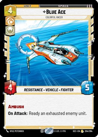 Blue Ace - Colorful Racer - 204/264 - Rare