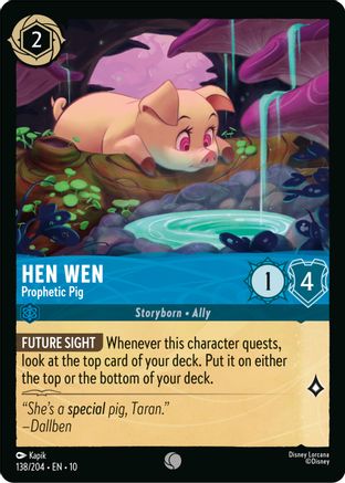 Hen Wen (Prophetic Pig) - 138/204 - Common