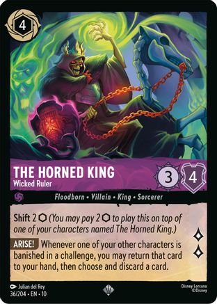 The Horned King (Wicked Ruler) - 36/204 - Super Rare