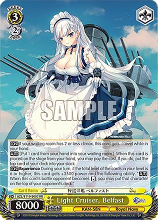 Light Cruiser, Belfast - AZL/S119-E003RR - Double Rare