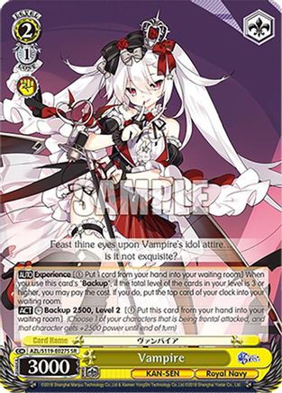 Vampire (SR) - AZL/S119-E027SSR - Super Rare