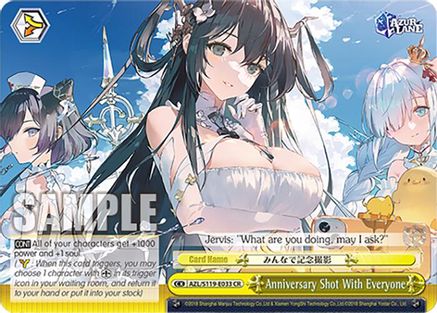 Anniversary Shot With Everyone - AZL/S119-E033CR - Climax Rare