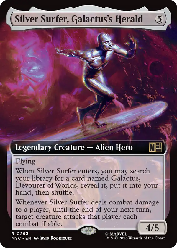 Silver Surfer, Galactus's Herald - Extended Art (MSC) (Pre-Order)