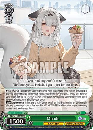 Miyuki (SR) - AZL/S119-E057SSR - Super Rare