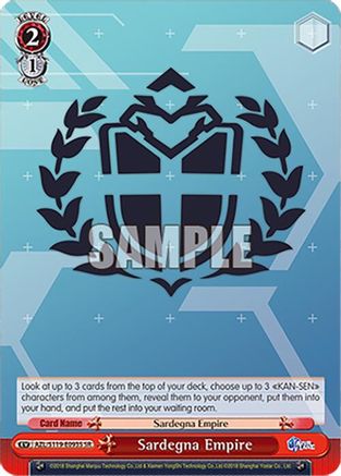 Sardegna Empire (SR) - AZL/S119-E093SSR - Super Rare