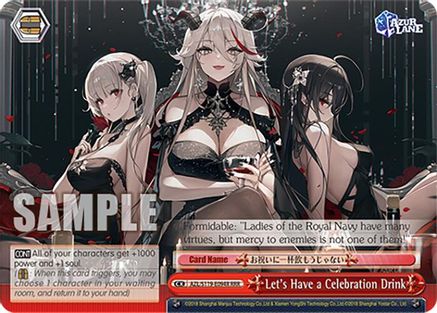 Let's Have a Celebration Drink (RRR) - AZL/S119-E094RRRR - Triple Rare