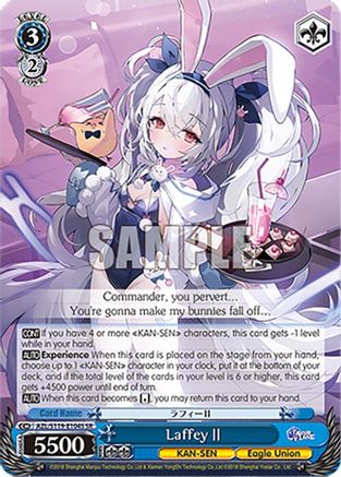 LaffeyII (SR) - AZL/S119-E104SSR - Super Rare