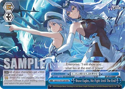 Brave Eagles, We Fight Until The End! (RRR) - AZL/S119-E128RRRR - Triple Rare