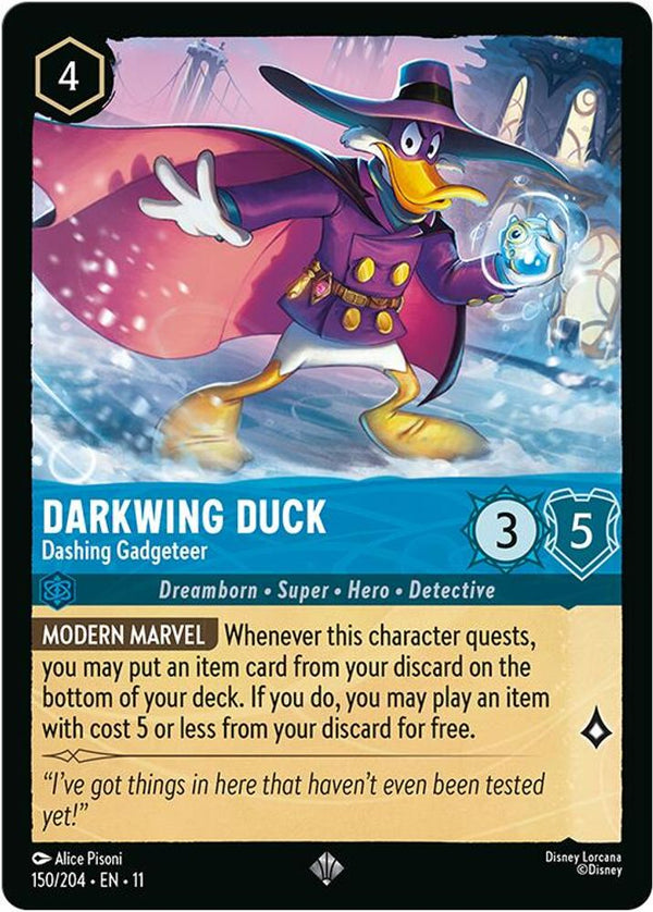 Darkwing Duck (Dashing Gadgeteer) - 150/204 - Super Rare