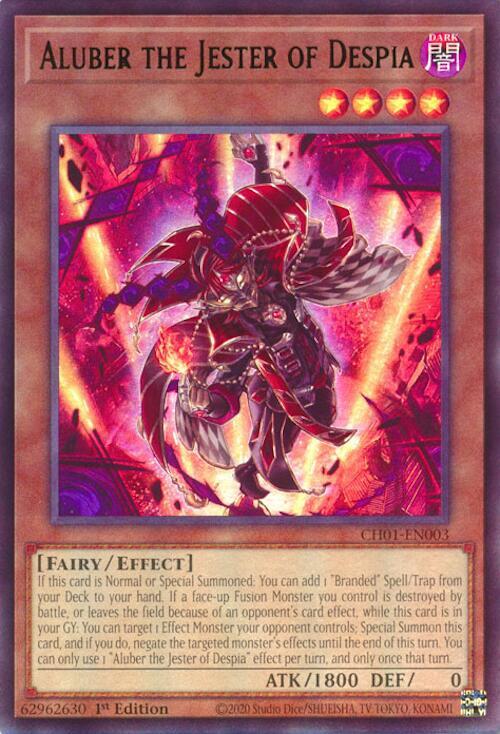 Aluber the Jester of Despia - CH01-EN003 - Ultra Rare - 1st Edition