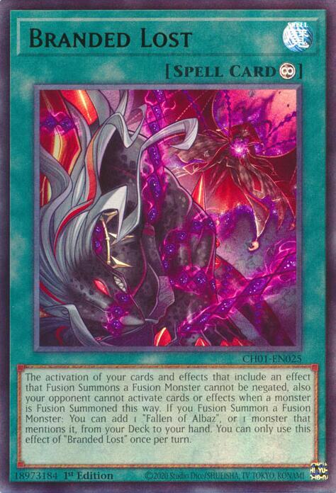 Branded Lost - CH01-EN025 - Ultra Rare - 1st Edition