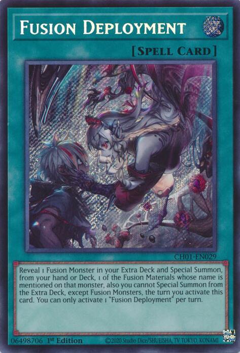 Fusion Deployment (Secret Rare) - CH01-EN029 - Secret Rare - 1st Edition