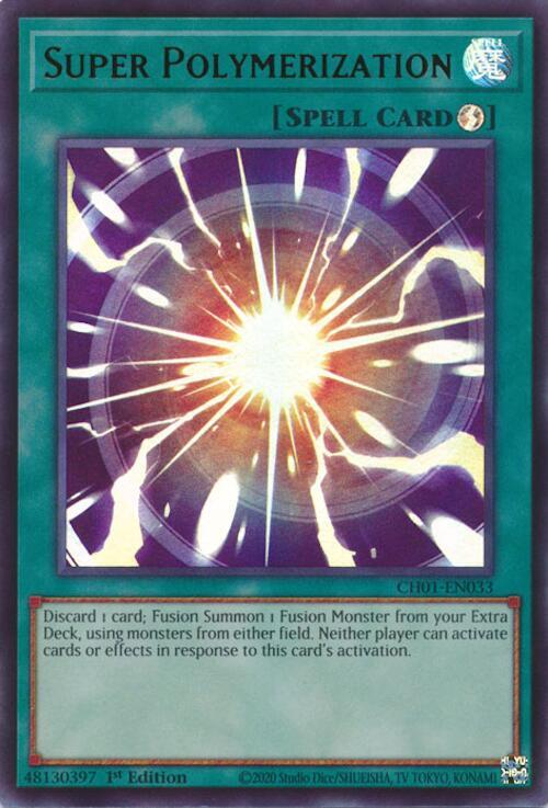 Super Polymerization - CH01-EN033 - Ultra Rare - 1st Edition