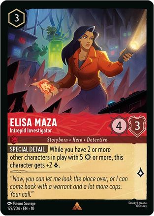 Elisa Maza (Intrepid Investigator) - 122/204 - Rare