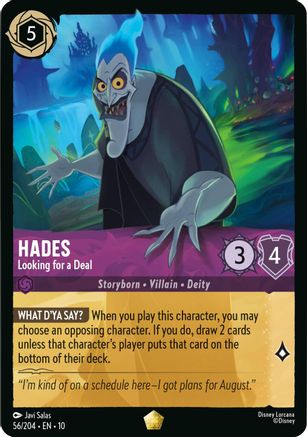 Hades (Looking for a Deal) - 56/204 - Legendary