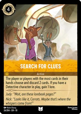 Search For Clues - 26/204 - Uncommon