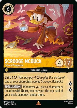 Scrooge McDuck (Cavern Prospector) - 18/204 - Rare