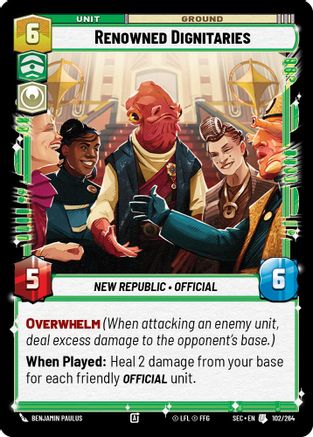 Renowned Dignitaries - 102/264 - Uncommon
