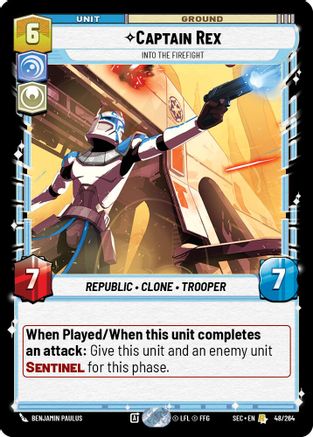 Captain Rex - Into the Firefight - 48/264 - Rare