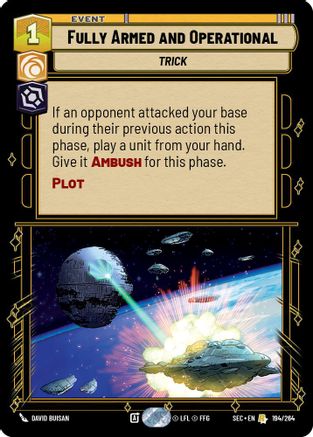Fully Armed and Operational - 194/264 - Rare