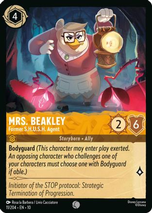Mrs. Beakley (Former S.H.U.S.H. Agent) - 11/204 - Common