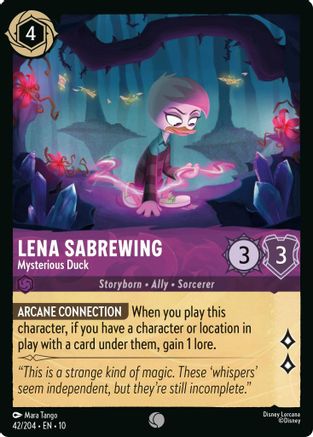 Lena Sabrewing (Mysterious Duck) - 42/204 - Common