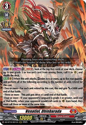 Venatiol, Dhinbarada - DZ-BT10/001EN - Triple Rare