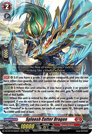 Sploosh Cutter Dragon - DZ-BT10/002EN - Triple Rare