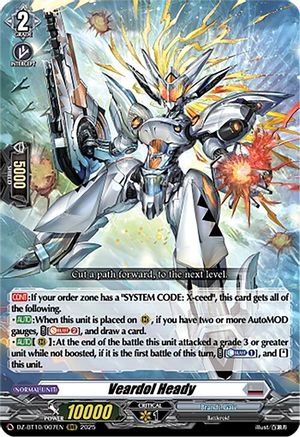Veardol Heady - DZ-BT10/007EN - Triple Rare