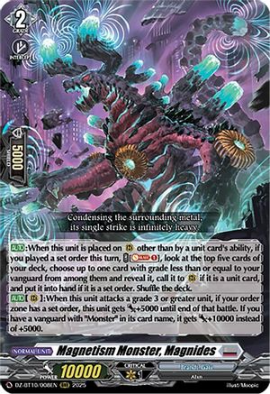 Magnetism Monster, Magnides - DZ-BT10/008EN - Triple Rare