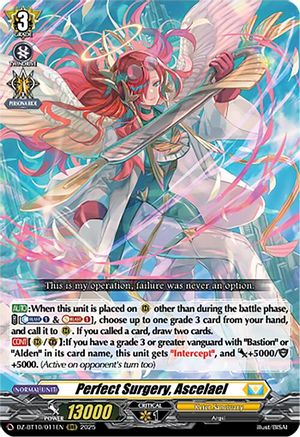 Perfect Surgery, Ascelael - DZ-BT10/011EN - Triple Rare