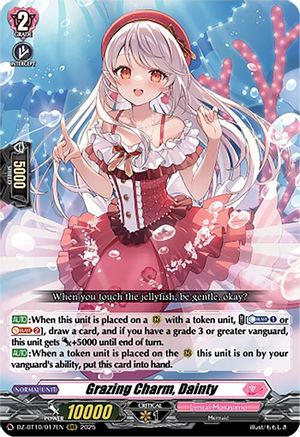 Grazing Charm, Dainty - DZ-BT10/017EN - Triple Rare