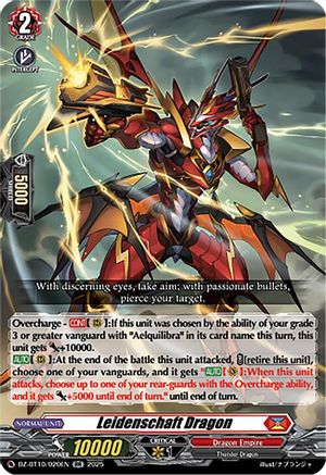 Leidenschaft Dragon - DZ-BT10/020EN - Double Rare