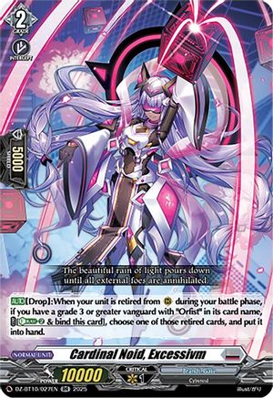Cardinal Noid, Excessivm - DZ-BT10/027EN - Double Rare