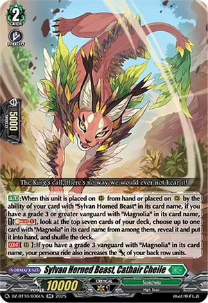 Sylvan Horned Beast, Cathair Cheile - DZ-BT10/036EN - Double Rare
