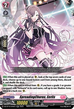 SpreadingChorus, Eerlis - DZ-BT10/040EN - Double Rare