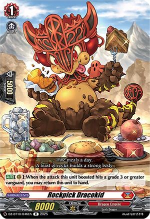 Rockpick Dracokid - DZ-BT10/046EN - Rare