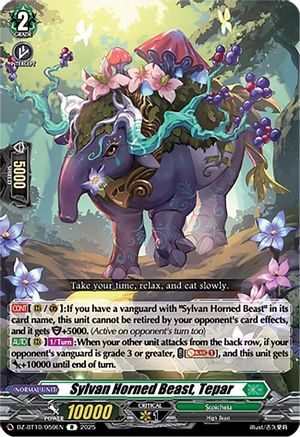 Sylvan Horned Beast, Tepar - DZ-BT10/059EN - Rare