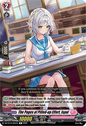 The Pages of Pilled-up Effort, Ispal - DZ-BT10/063EN - Rare