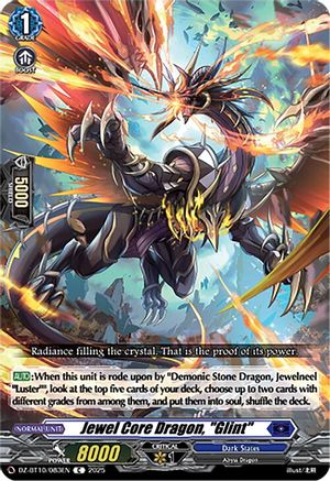Jewel Core Dragon, "Glint" - DZ-BT10/083EN - Common