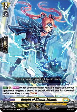 Knight of Gloam, Litauis - DZ-BT10/097EN - Common