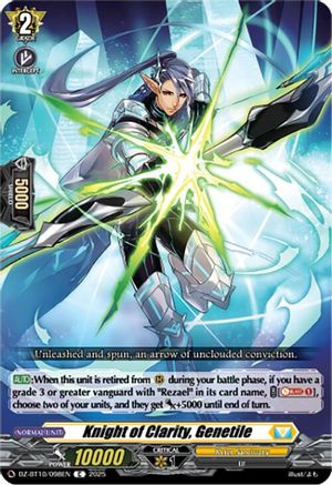 Knight of Clarity, Genetile - DZ-BT10/098EN - Common