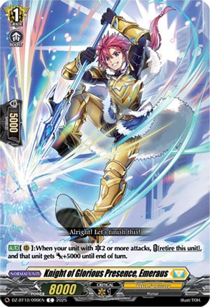 Knight of Glorious Presence, Emeraus - DZ-BT10/099EN - Common