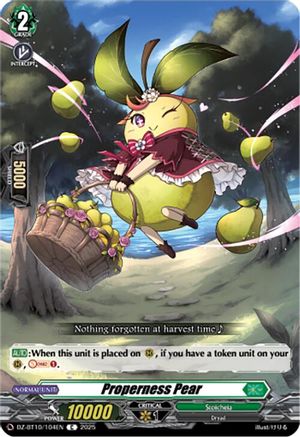 Properness Pear - DZ-BT10/104EN - Common