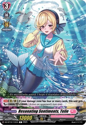 Resonating Sentiments, Telie - DZ-BT10/112EN - Common