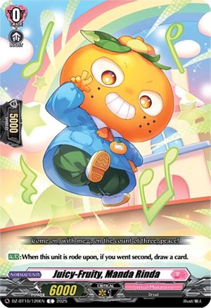 Juicy-Fruity, Manda Rinda - DZ-BT10/120EN - Common