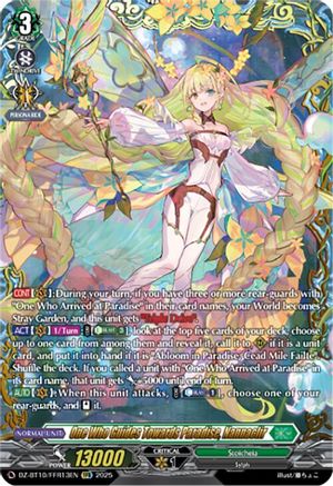 One Who Guides Towards Paradise, Nannaclir (FFR) - DZ-BT10/FFR13EN - Double Frame Rare